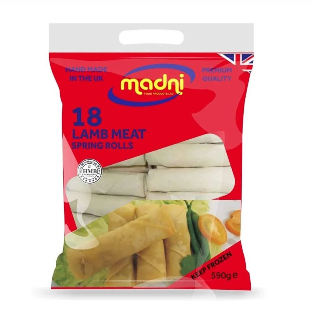Madni Lamb Meat Spring Rolls 18 Pieces 540G