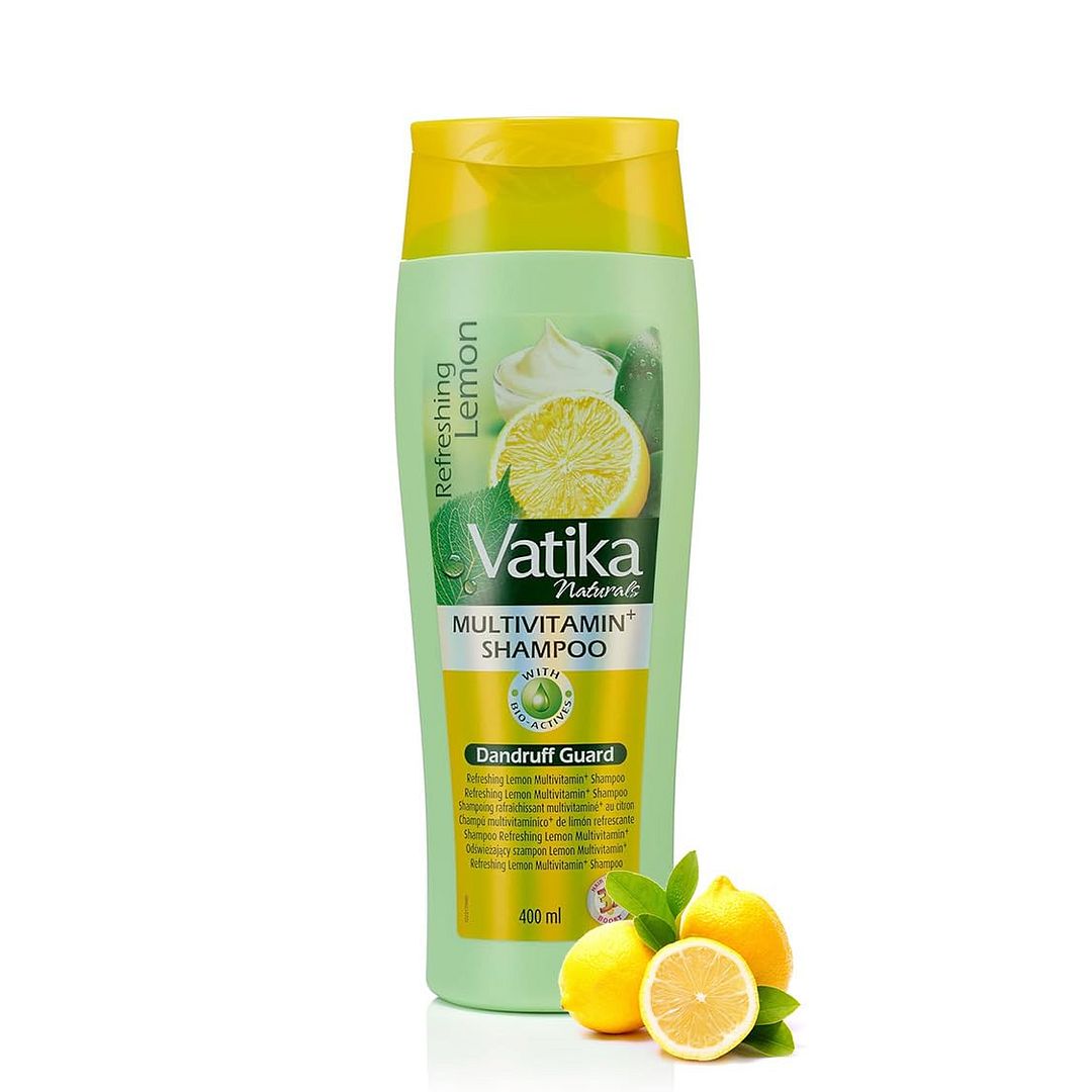 Vatika Refreshing Lemon Multivitamin+ Shampoo (Dandruff Guard) 400ml