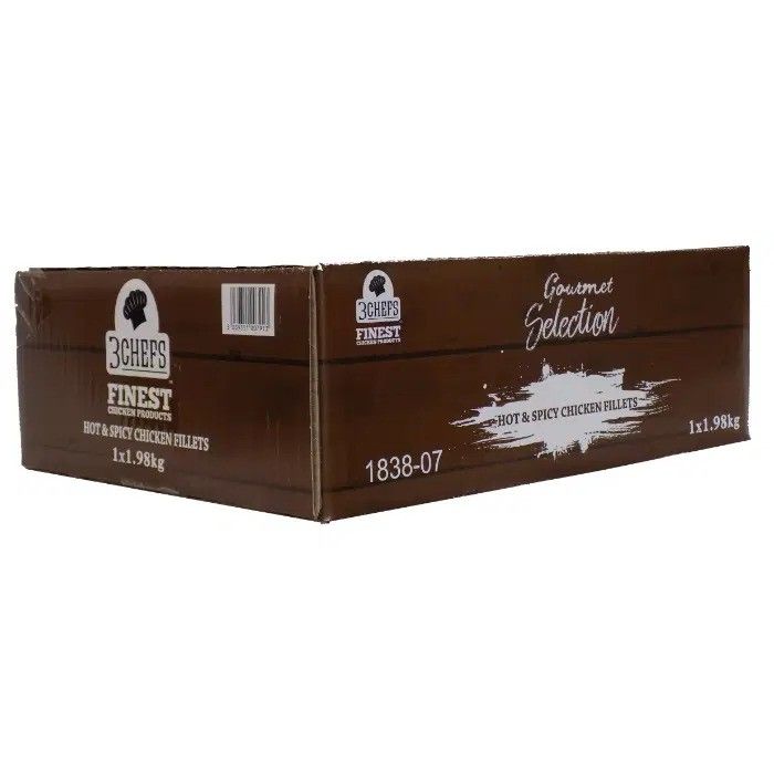 3 Chefs Hot & Spicy Chicken Fillets 1.98kg