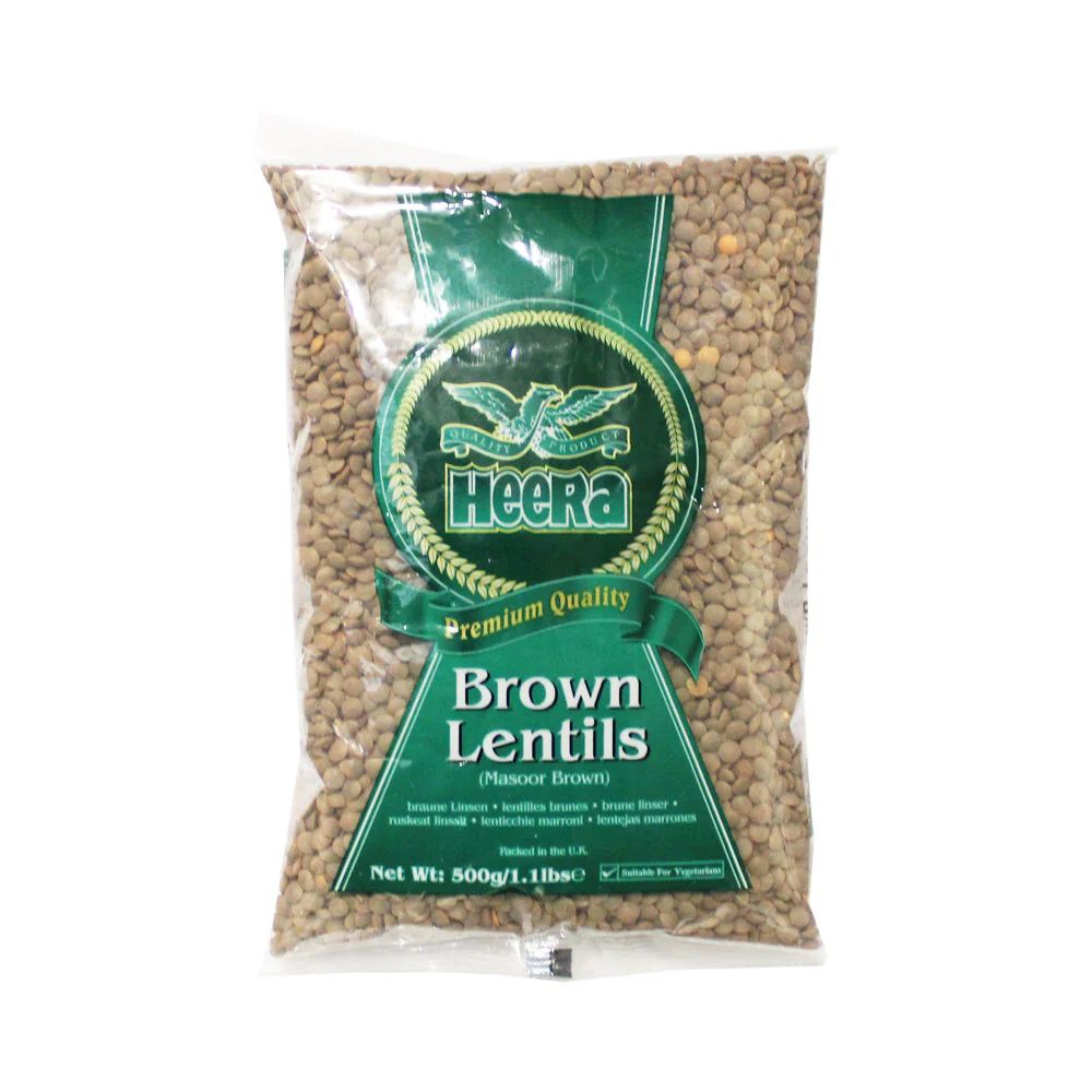 Heera Brown Lentils 500g
