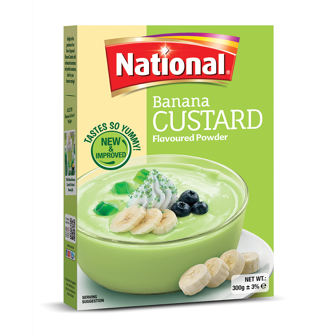 National Custard Powder (Banana) 300g