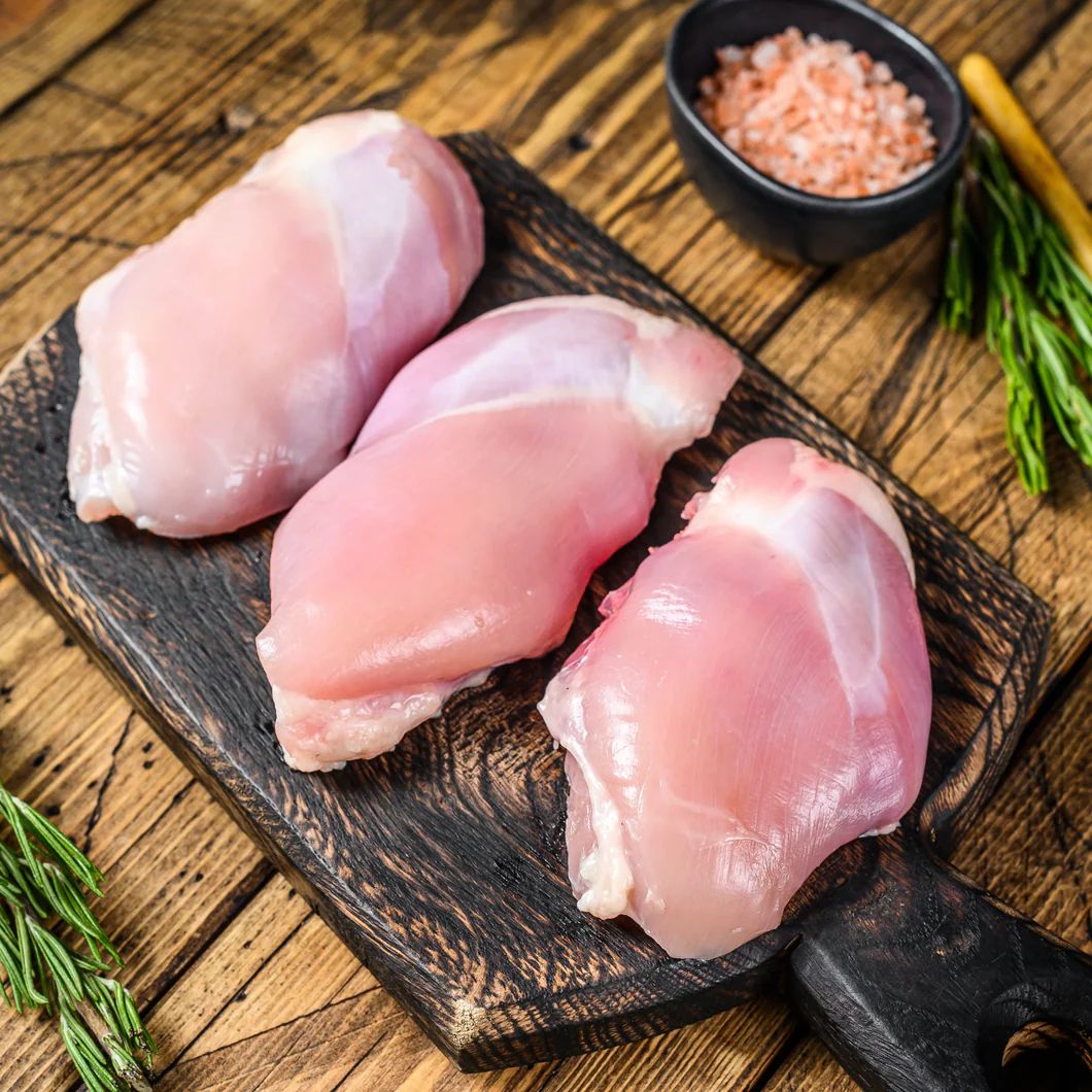 Chicken Boneless Thigh Whole 500g