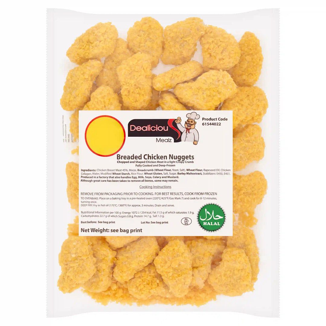 Dealiciou Breaded Chicken Nuggets 680g