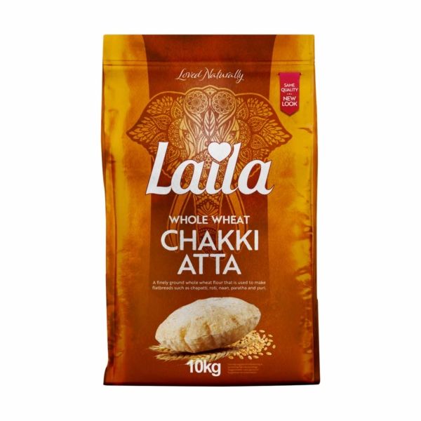 Laila Whole Wheat Chakki Atta 10kg