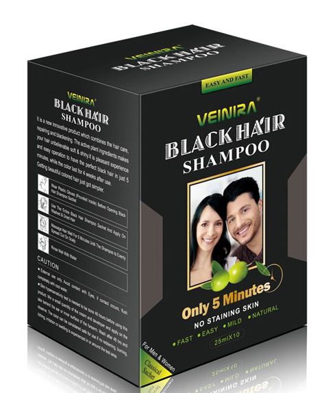 Venira Black Hair Colour Shampoo For Men & Women 250ml