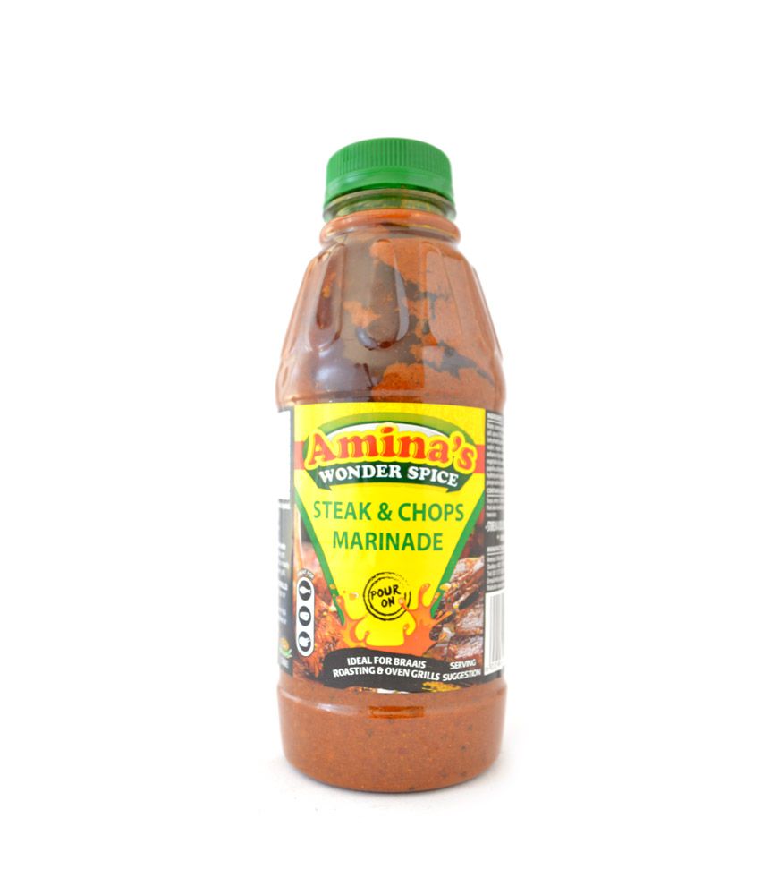 Amina's Steak & Chops Marinade 500ml