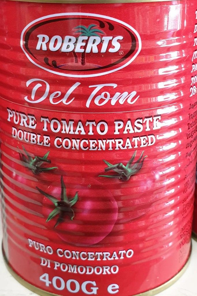Roberts Pure Tomato Paste Double Concentrated 400g