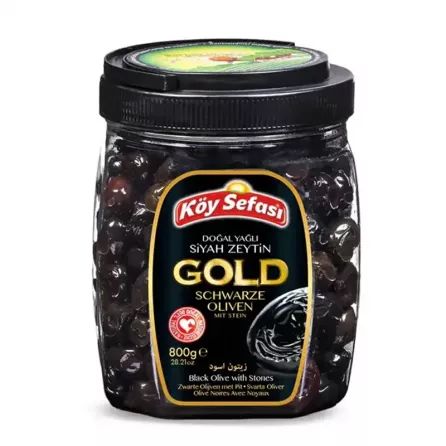 Koy Sefasi Black Olive With Stones 800g