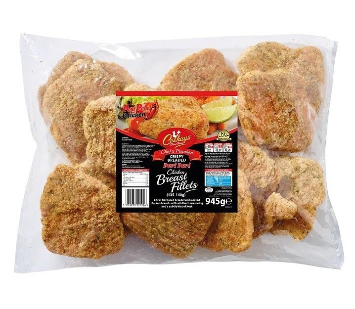 Ceekays Crispy Breaded Peri Peri Chicken Breast Fillets 945g