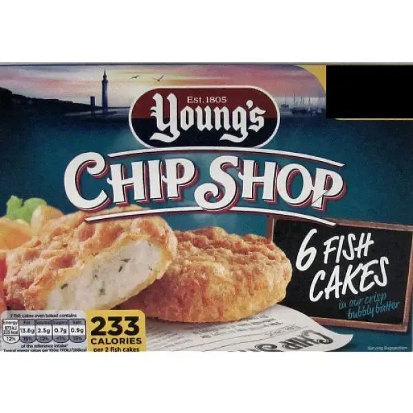 Chip Shop 6 Fish Cakes 300 g