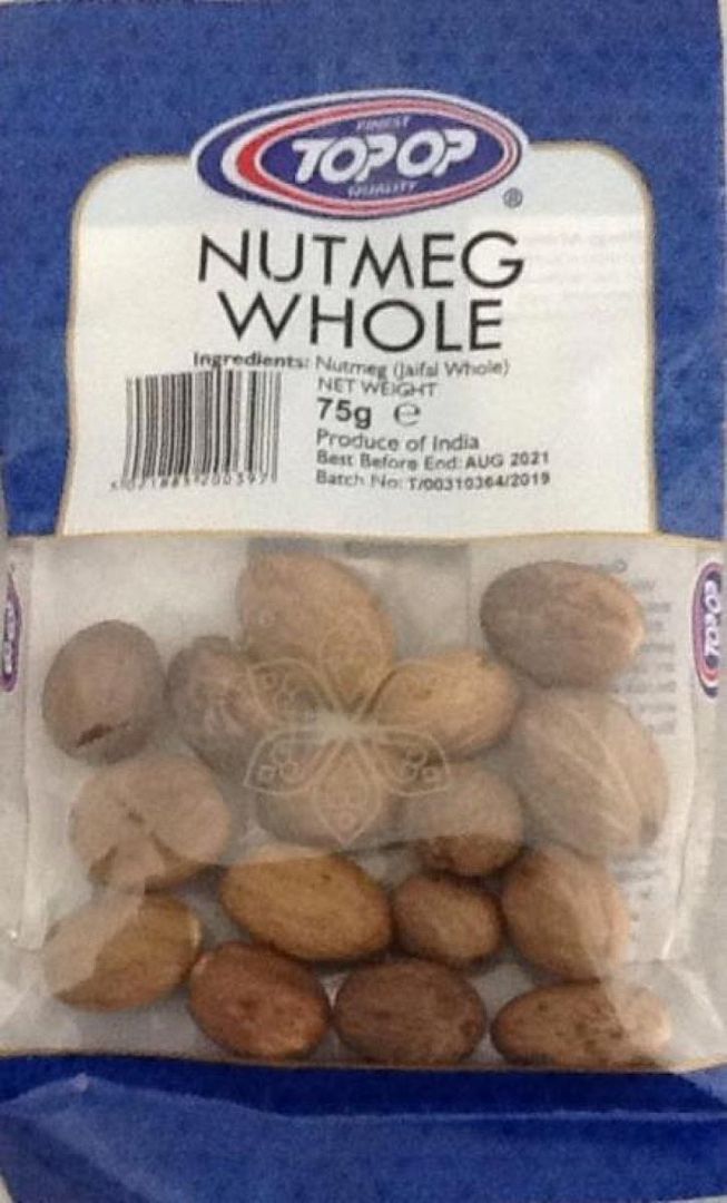 Top Op Nutmeg Whole 75g