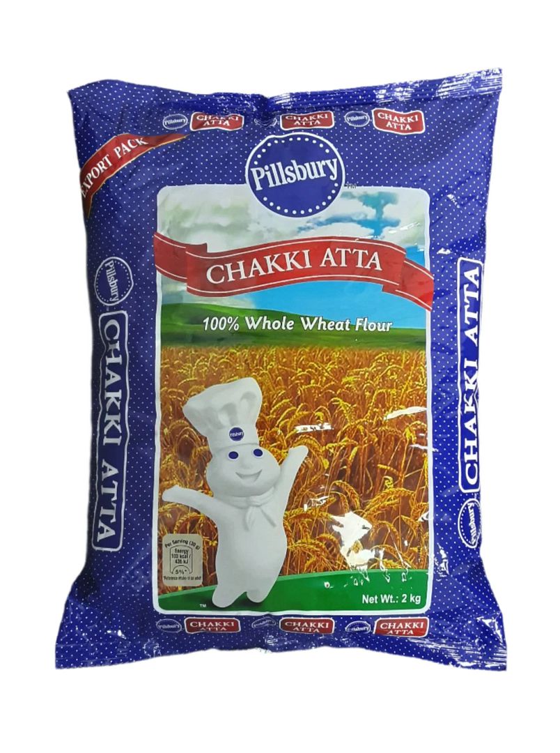 Pillsbury Chakki Atta (100% Whole Wheat Flour) 2Kg
