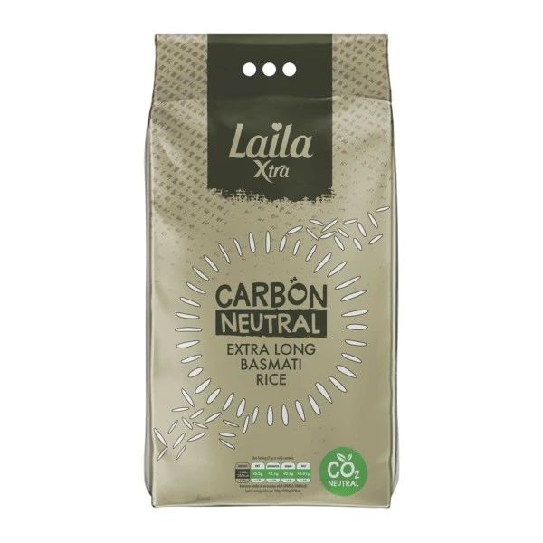 Laila Extra Carbon Neutral Extra Long Basmati Rice 1kg