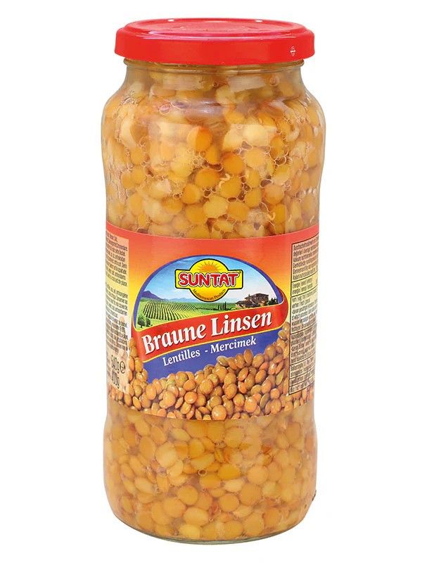 Suntat braune Linsen 540g