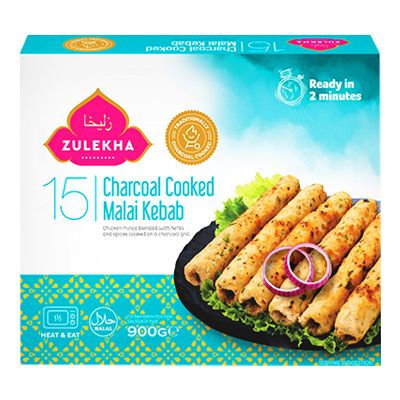 Zulekha Charcoal Cooked Malai Kebab 900g