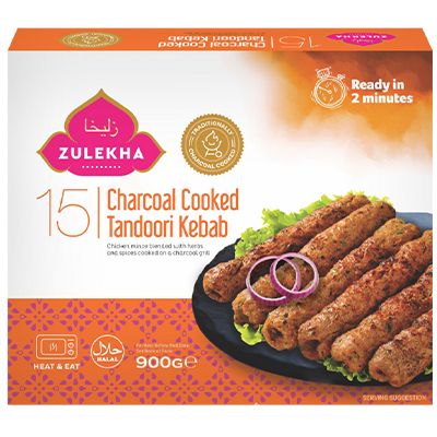 Zulekha Charcoal Cooked Tandoori Kebab 900g