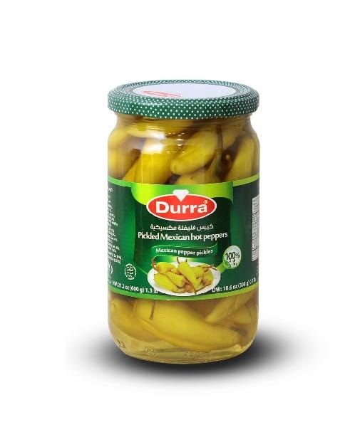 Durra Mexican Hot Peppers 600g