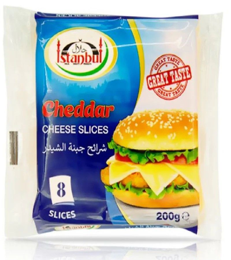 Istanbul Cheddar Cheese Slices 200g