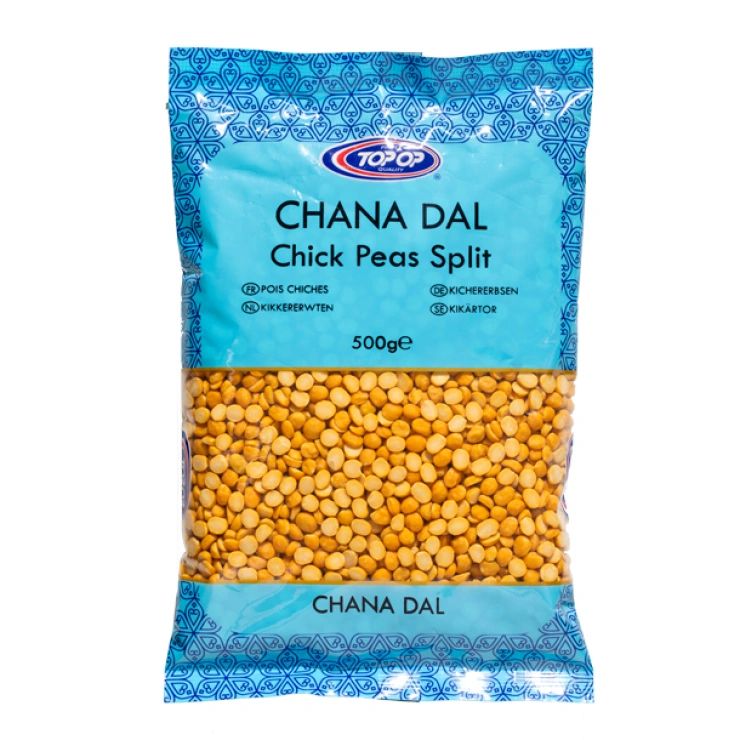Top op Chana Dal (Chick Peas Split) 500g