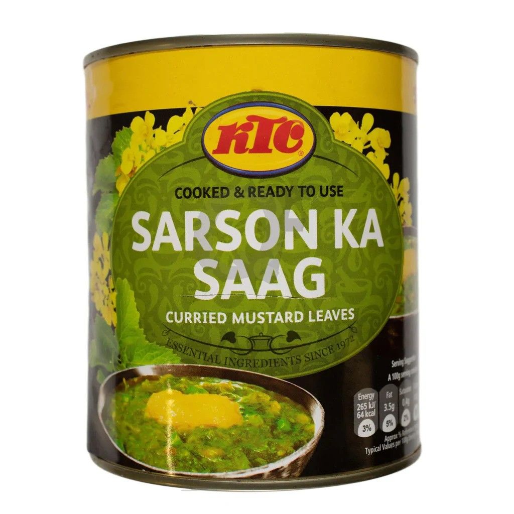 KTC Sarson Ka Saag (Curried Mustard Leaves) 800g
