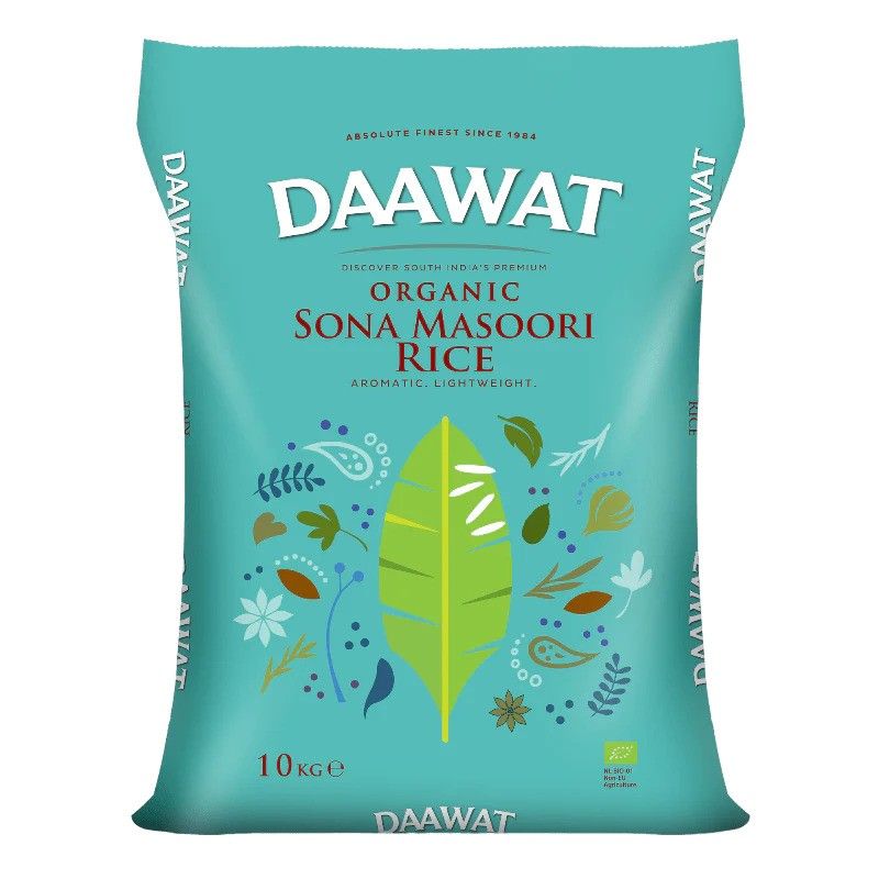 Daawat Organic Sona Masoori Rice 10kg