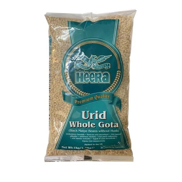 Heera Urid Whole Gota (Black Matpe Bean Without Husk) 1kg