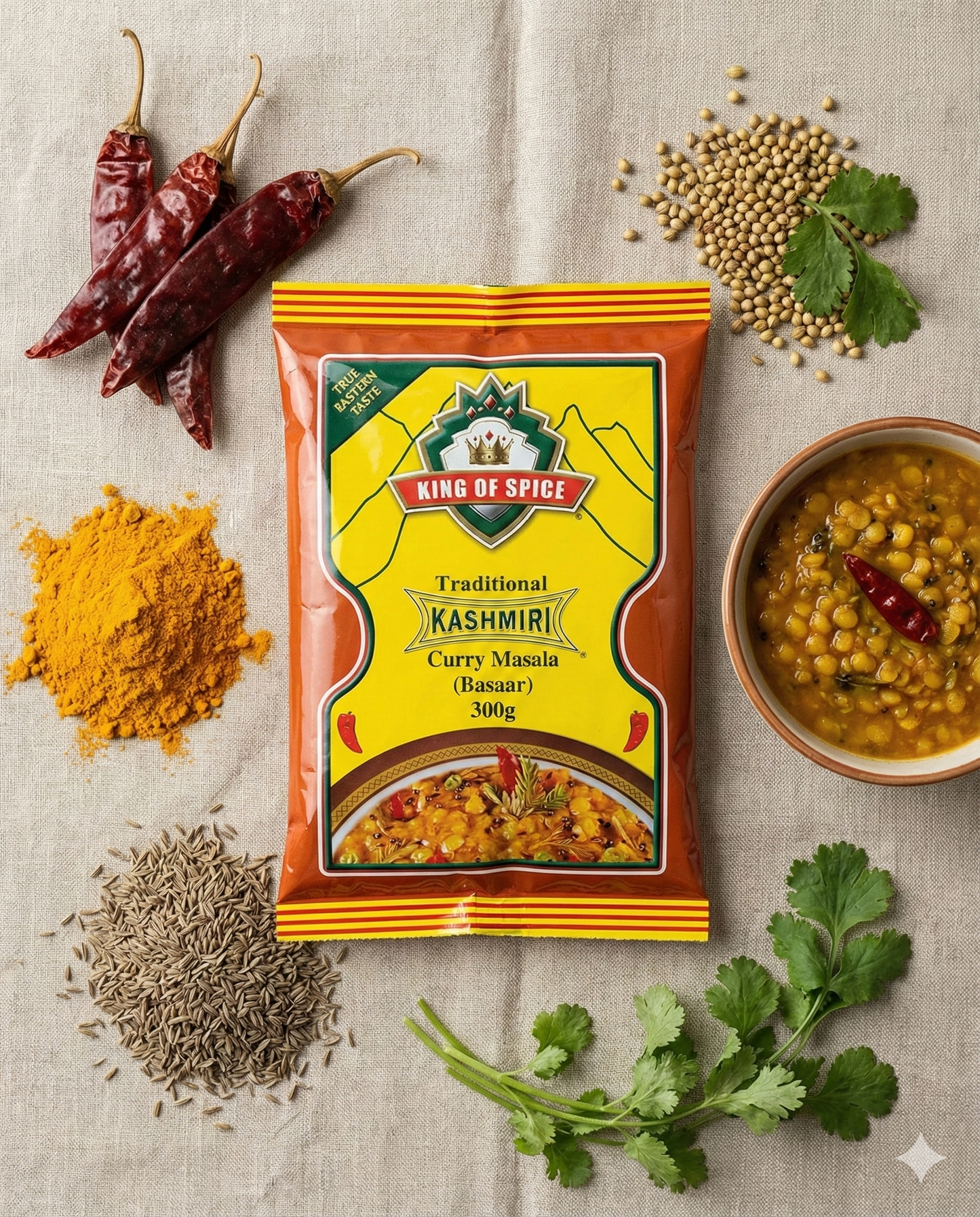 King Of Spice Original Kashmiri Curry Masala (Basaar) 300g