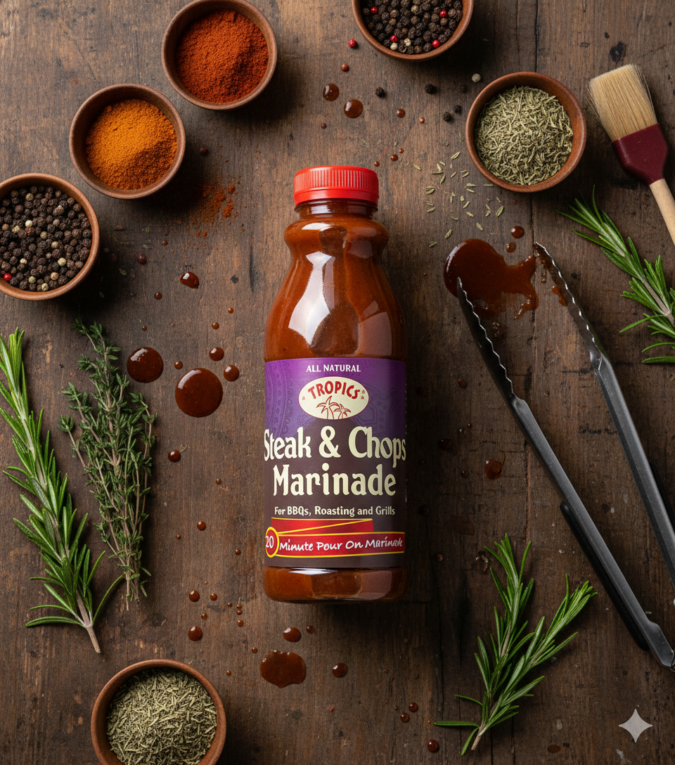 Tropics Steak & Chops Marinade 500ml