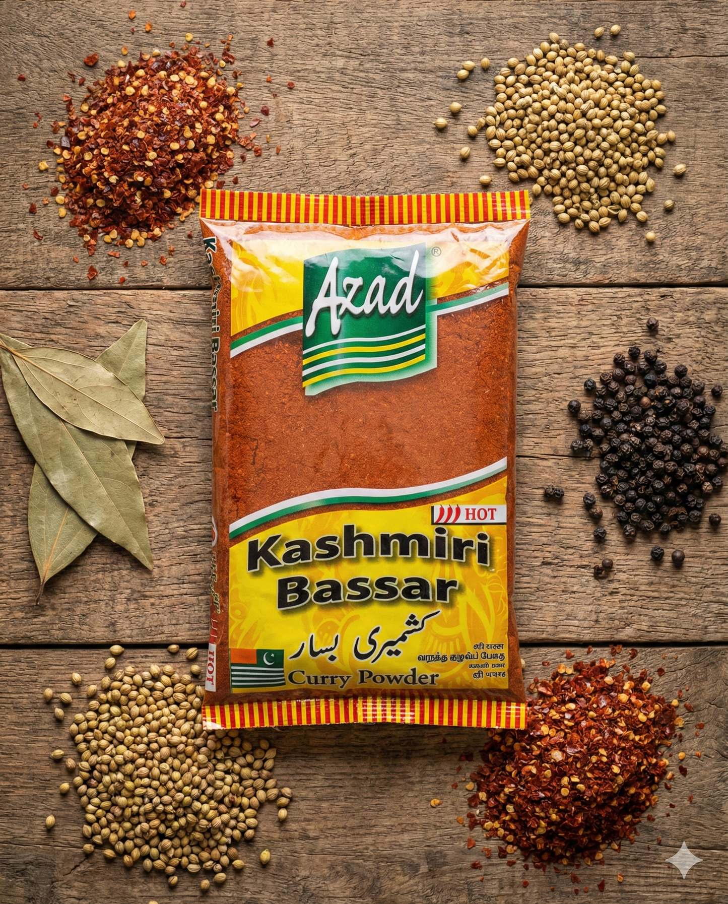 Azad Kashmiri Bassar Hot (Curry Powder) 300g