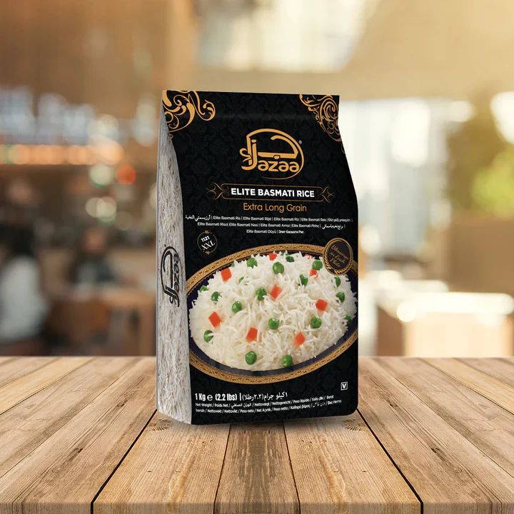 Jazaa Elite Basmati Rice Extra Long Grain 20kg