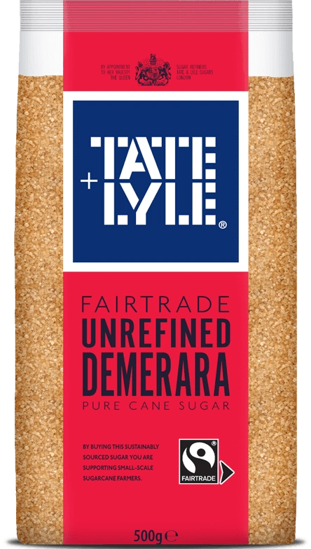 Tate Lyle Fairtrade Unrefined Demerara (Pure Can Sugar) 500g