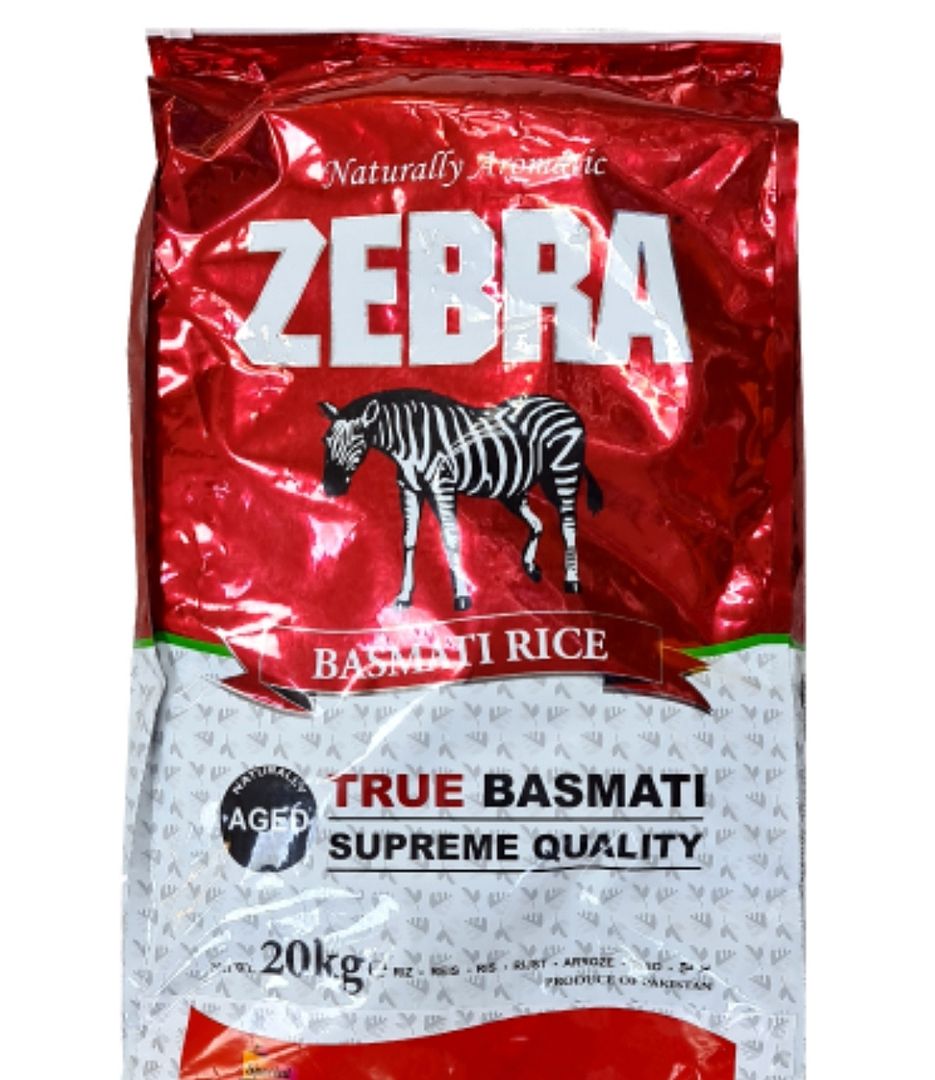 Zebra Basmati Rice 20 kg