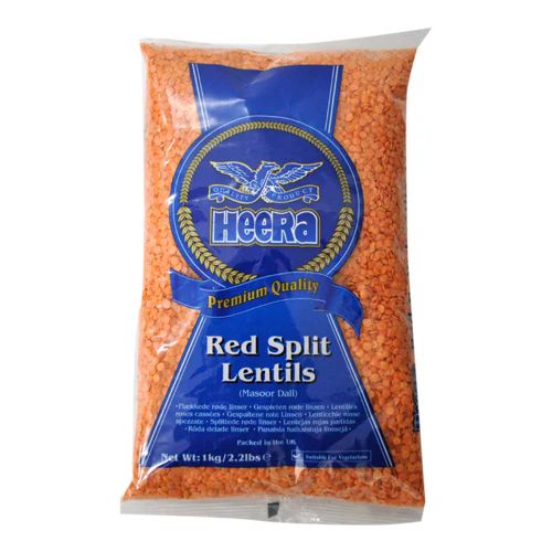 Heera Red Split Lentils (Masoor Dall) 1kg