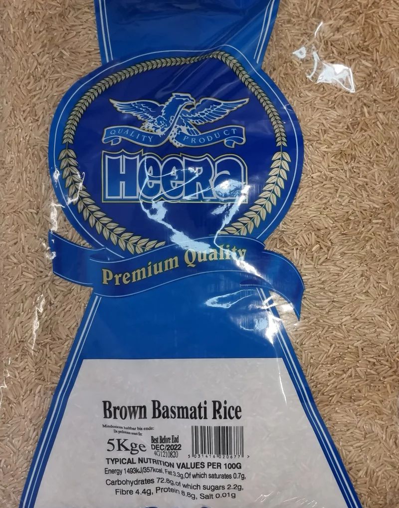 Heera Brown Basmati Rice 5kg