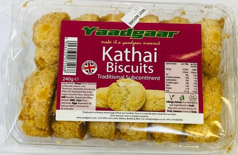 Yaadgaar Traditional Kathai Biscuits 240g (12 pcs)