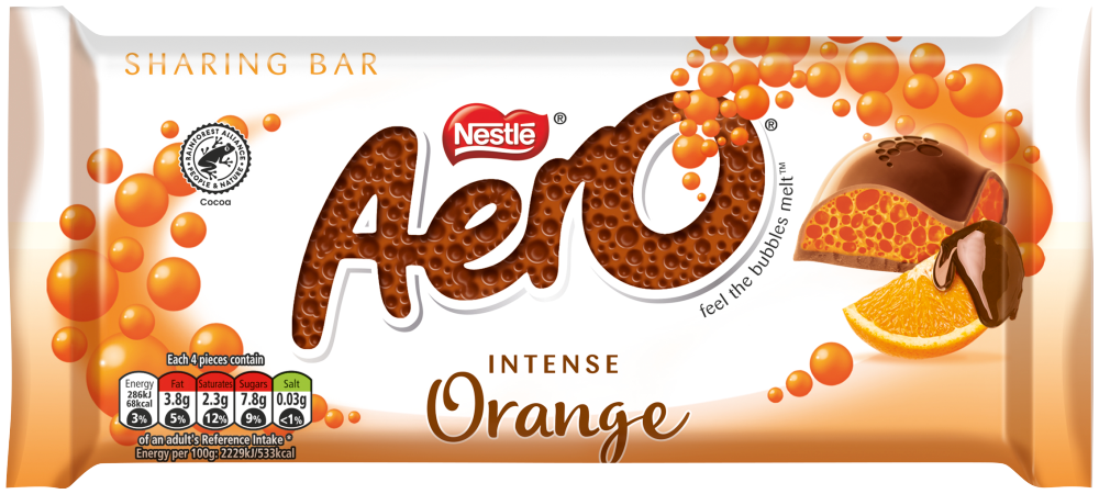 Nestle Aero Intense Orange 90g