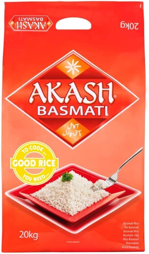 Akash Basmati Perfect Rice 20kg
