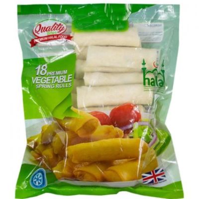 Quality 18 Premium Vegetable Spring Rolls 580g