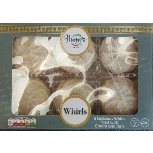 Humi's Whirl Biscuits Filled With Cream & Jam (6 pcs)