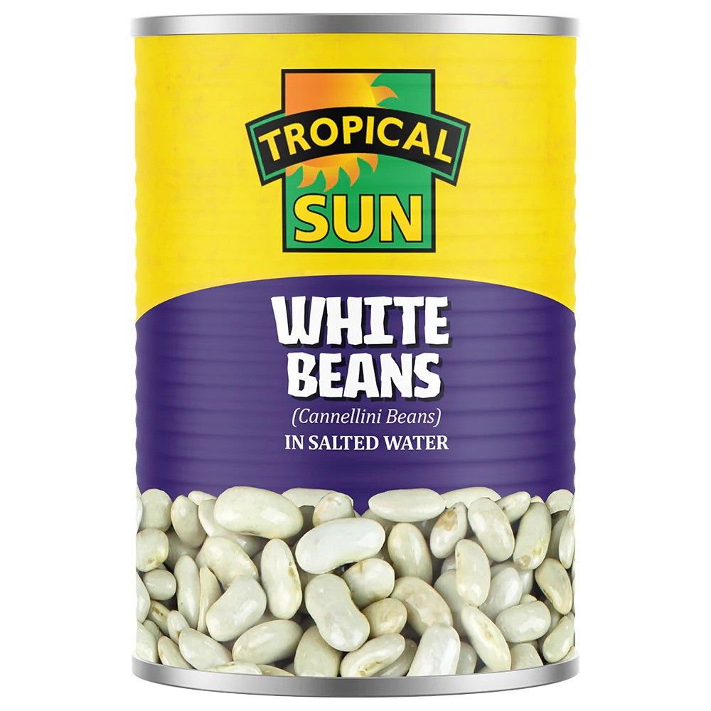 Tropical Sun White Kidney (Canellini) Beans (in Salted Water) 400g