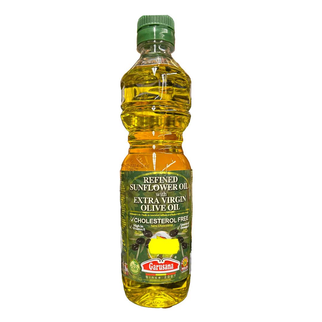 Garusana Refined Sunflower Oil with Extra Virgin Olive Oil 1L