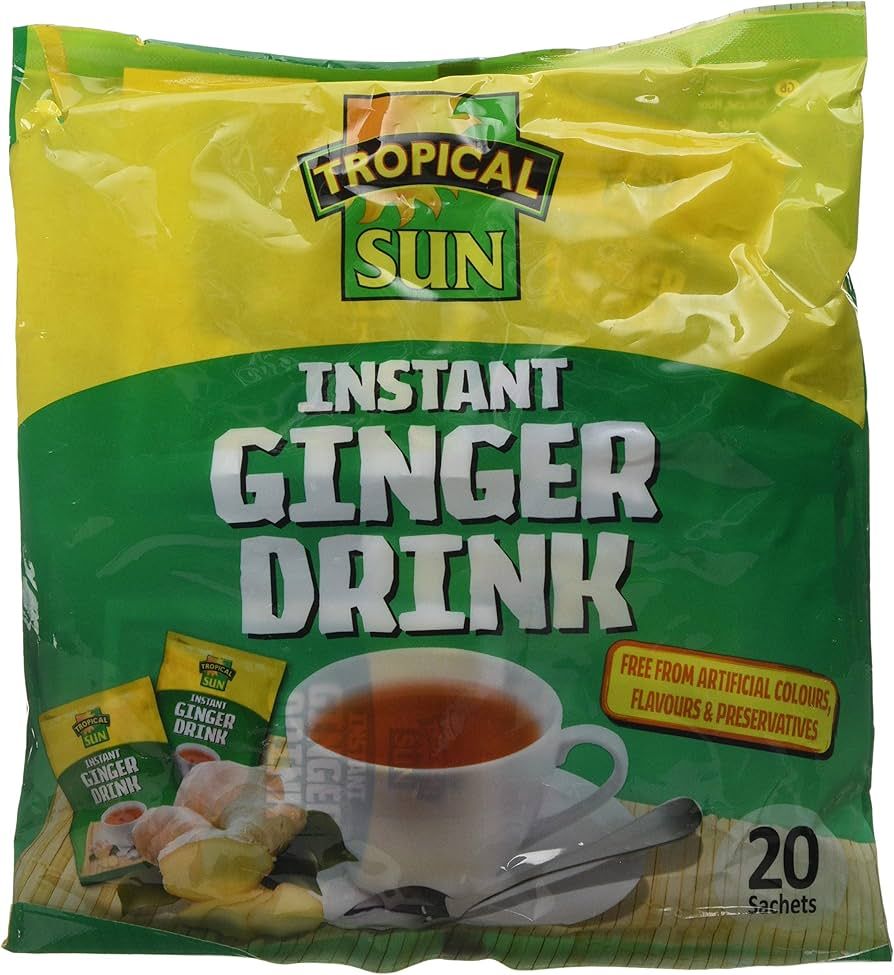 Tropical Sun Instant Lemon & Ginger Herbal Tea 288g