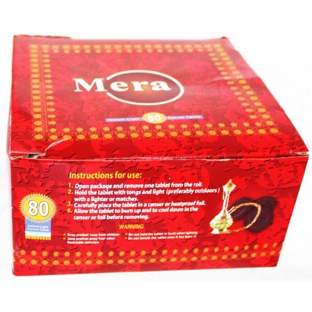 Mera Instant-Light Charcoal (80 Tablets)