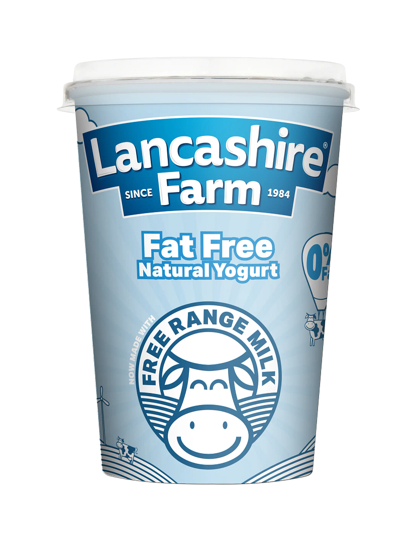 Lancashire Farm Fat Free Natural Yogurt 400g