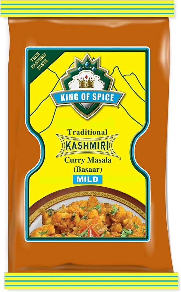 King Of Spice Extra Hot Kashmiri Curry Masala (Basaar) 1.25kg