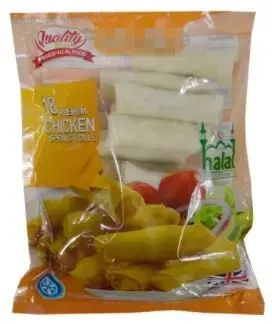 Quality Bites 18 Premium Chicken Spring Rolls 580g