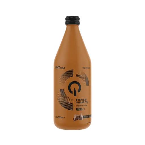 Qnt Move High Protein Shake 53g Protein &Carb Zero Fat Chocolate Flavour 500ml