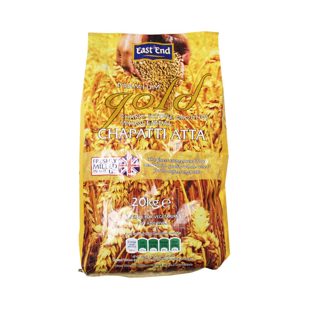 East End Premium Gold Chakki Wholemeal Chapatti Atta 20kg