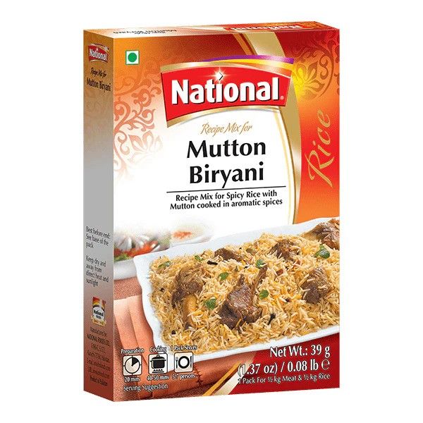 National Mutton Biryani 39g