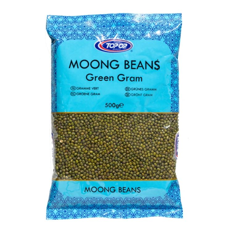 Top op Moong Beans Green Gram 500g